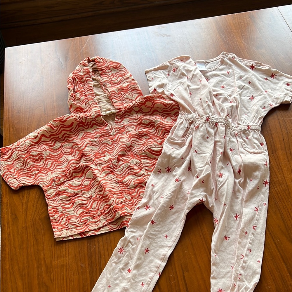 Red and White Kids' Outfit Set